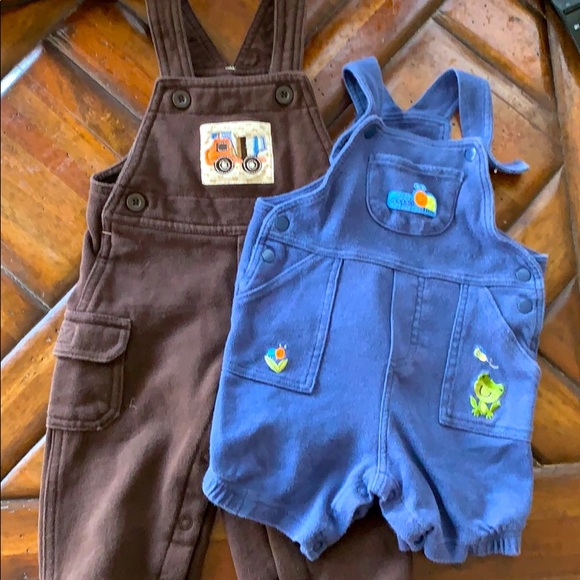 Lot 2 piece kids overall set carters 9M - Picture 1 of 10